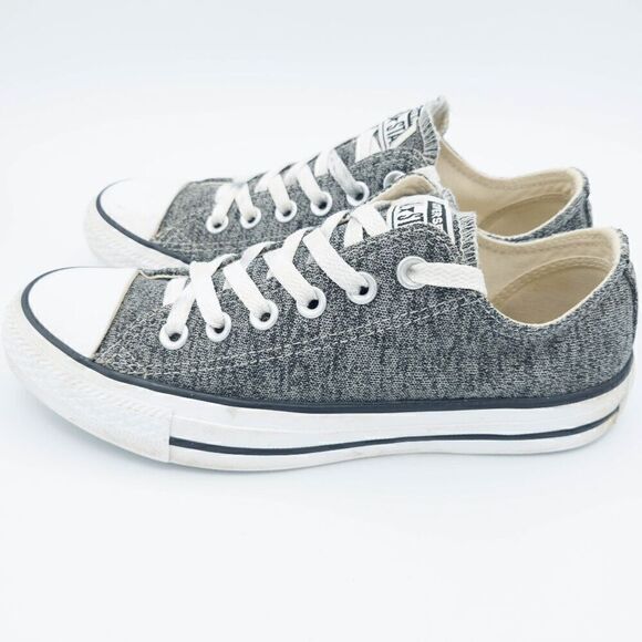 Grey Low Top Converse All Stars Size: M5/W7 - Picture 3 of 8